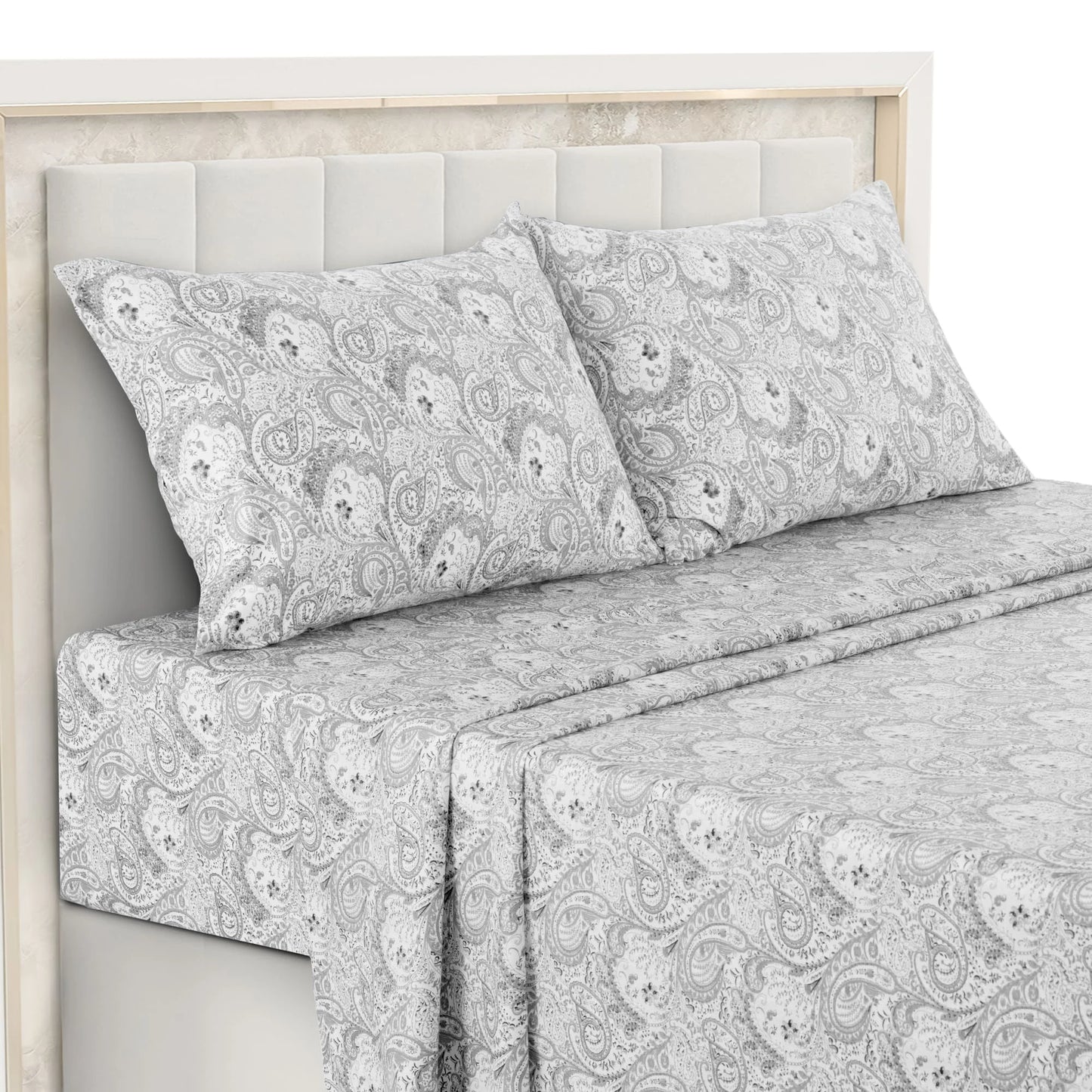 LDC Lux Decor Collection Paisley Microfiber Bed Sheet Set