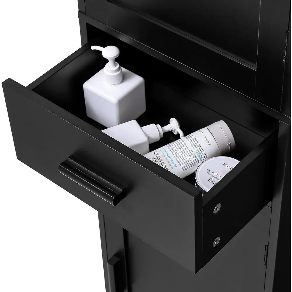 Storage Cabinet With Doors And Drawer For Home Office