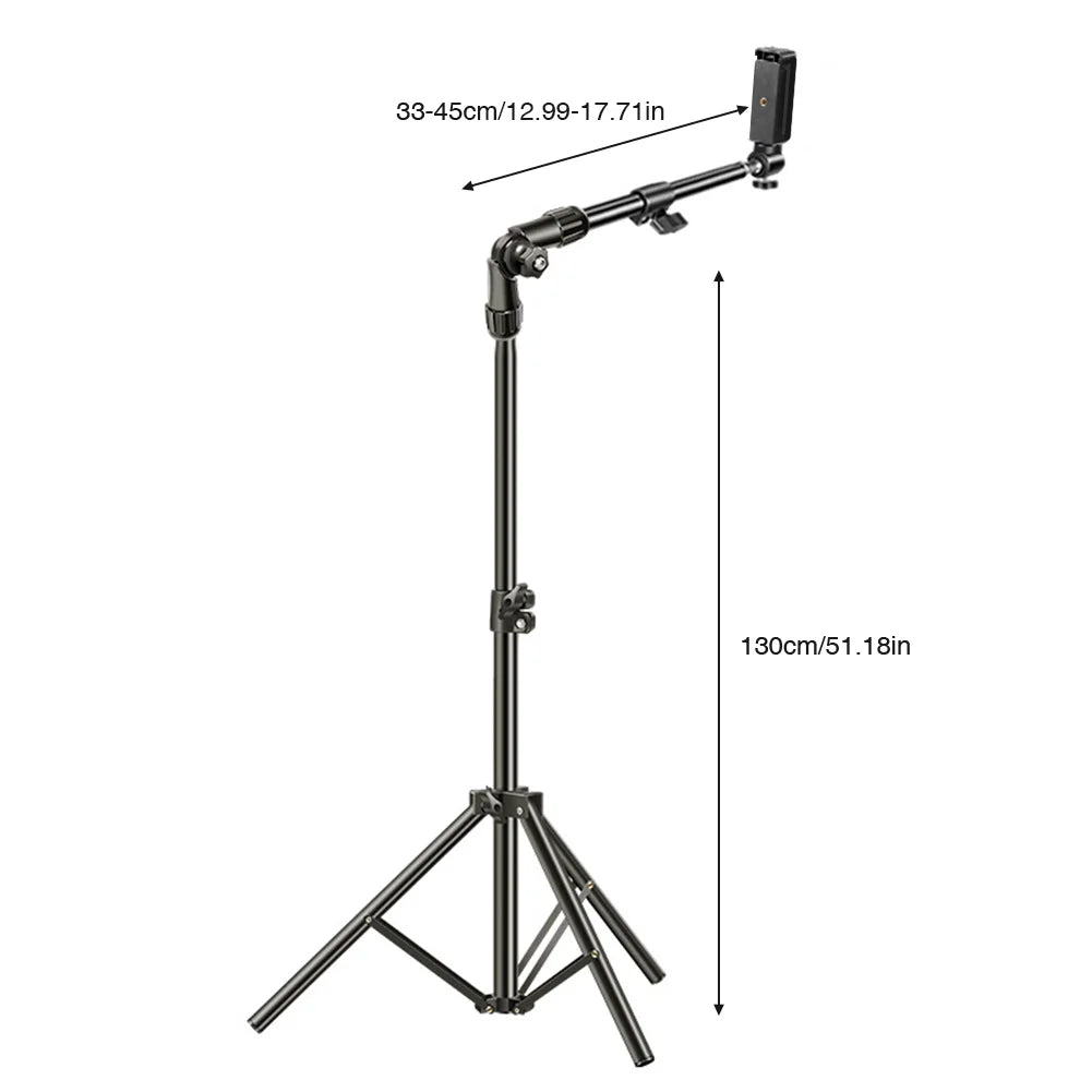 Phone Tripod Adjustable Stand for Filming and Live Streaming