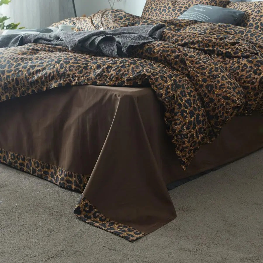 Cheetah Print Comforter Set 3 Pieces