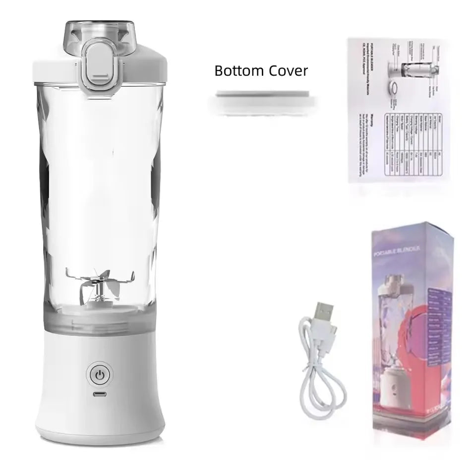 HAOYUNMA Portable Blender USB Rechargeable Mini Juicer