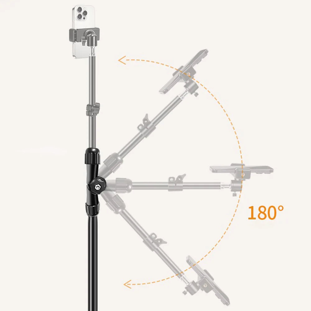 Shunmaii Adjustable Horizontal Overhead Tripod For Smartphones