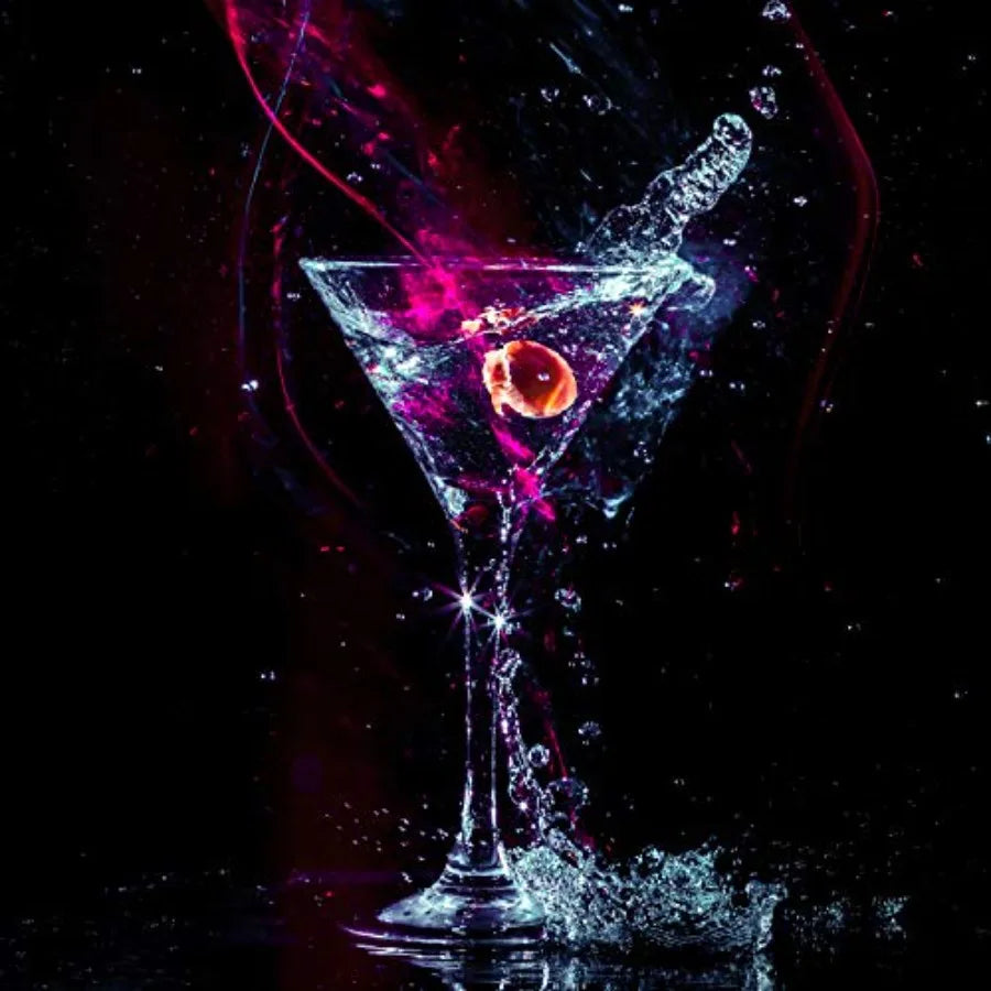 Crystal Martini Cocktail Glasses 9 Ounce Set of 4 With Premium Gift Box Premium Strong Lead-Free Clear for Bar Martini