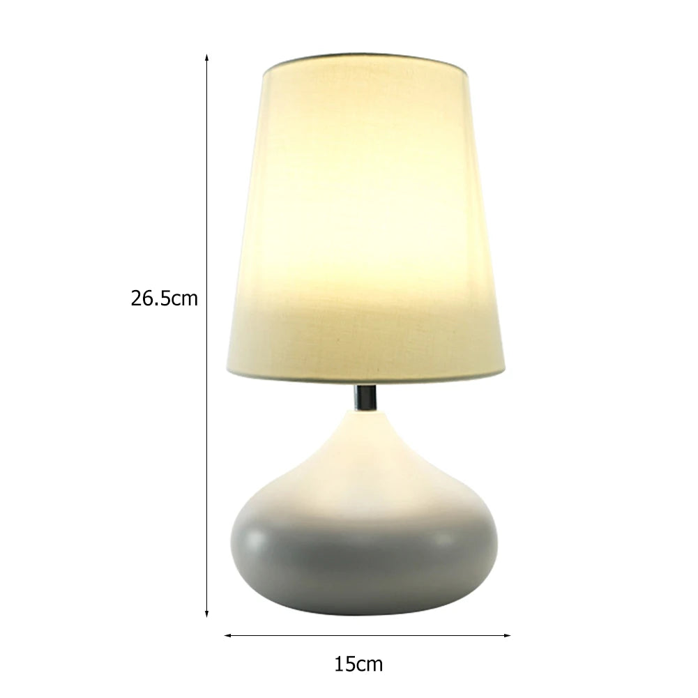 Alloet Nordic Style USB LED Table Lamp Bedside Desk Light