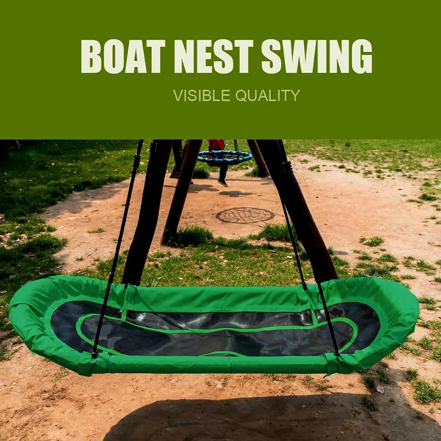 Platform Boat Swing Hanging Hammock Lounger Outdoor Recreation