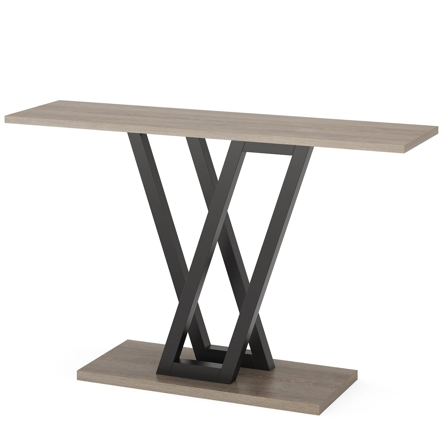 Tribesigns Industrial Console Table for Entryway, Hallway, and Living Room