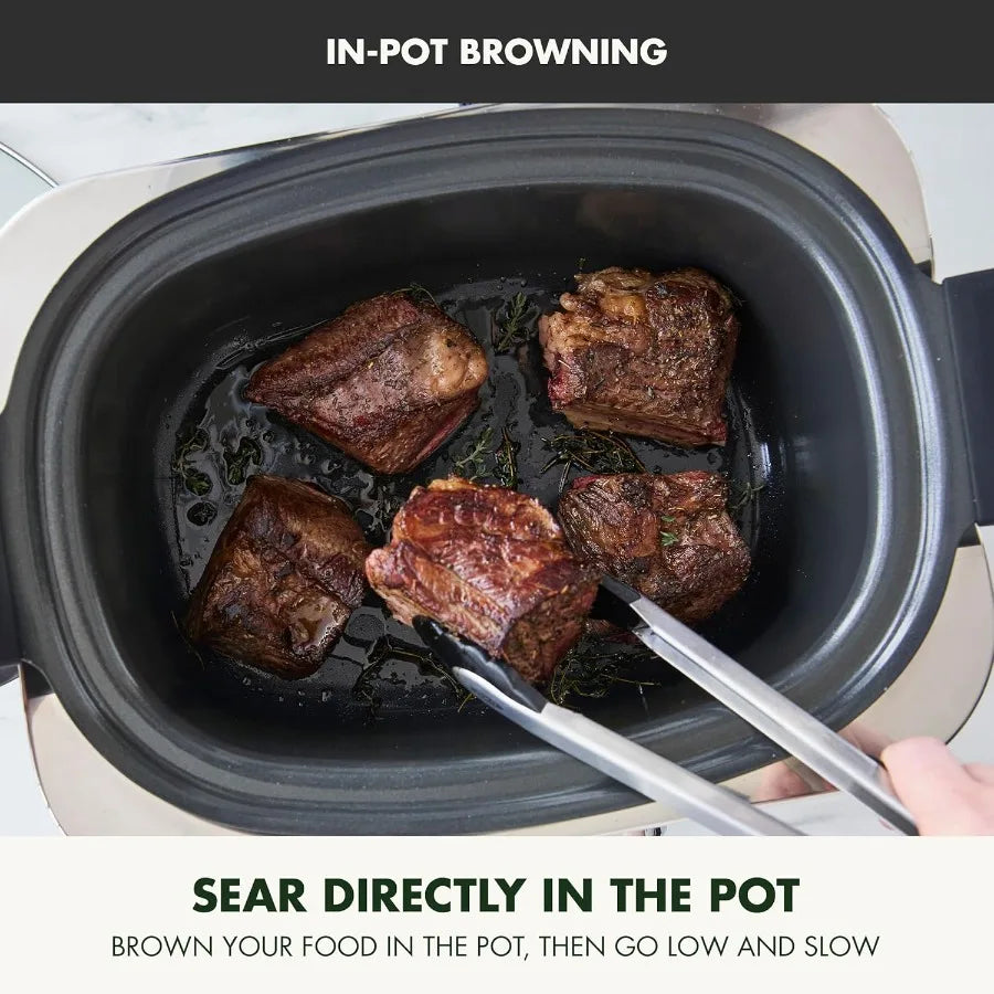 MDNG Elite 14in1 Nonstick Electric Slow Cooker PFASFree