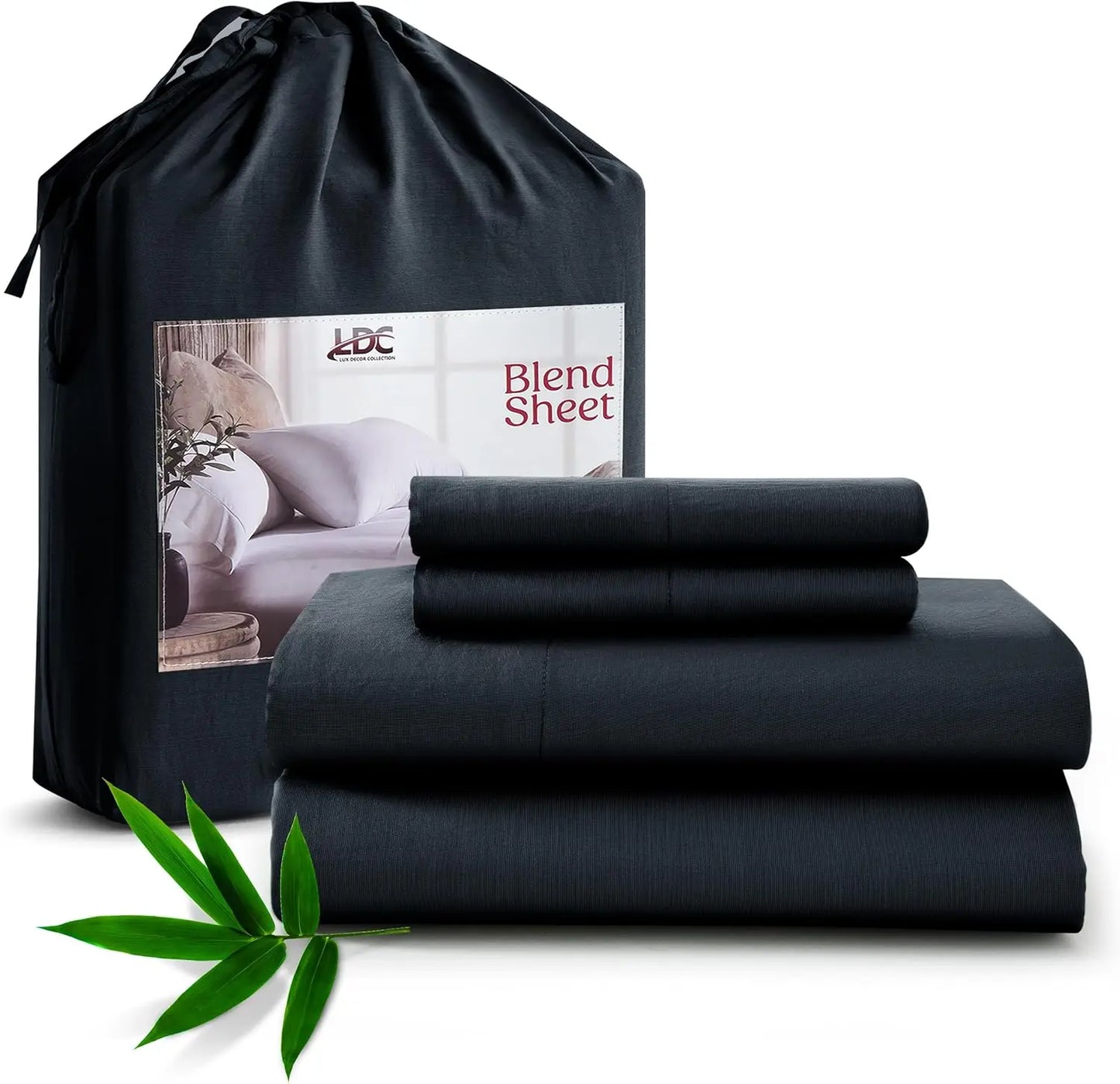 LDC Lux Decor Collection Bamboo Rayon Bedsheet Set