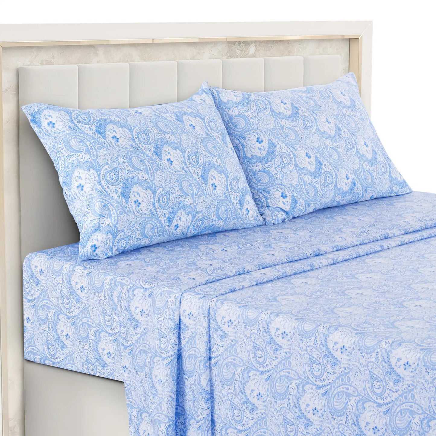 LDC Lux Decor Collection Paisley Microfiber Bed Sheet Set