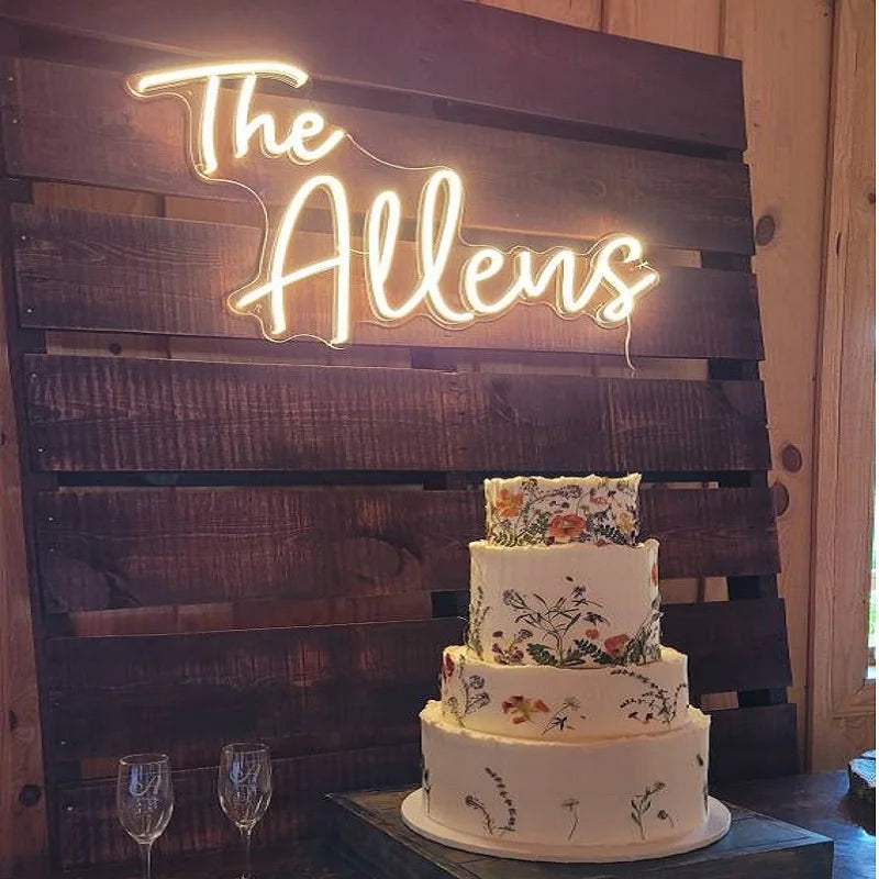Custom Neon Sign For Wedding And Event Decor