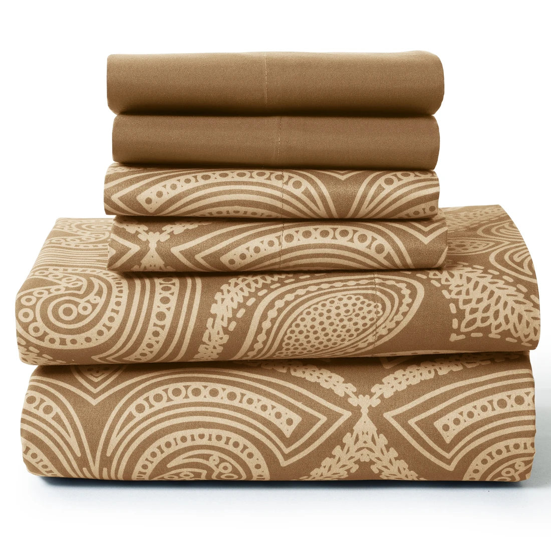 LDC Lux Decor Collection Paisley Microfiber Sheet Set Wrinkle-Free