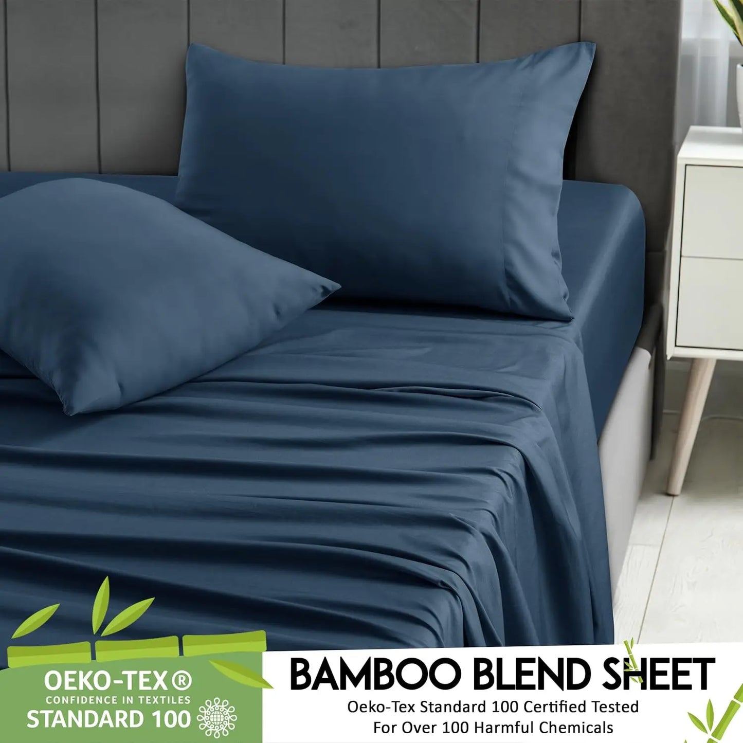 LDC Lux Decor Collection Bamboo Rayon Bedsheet Set