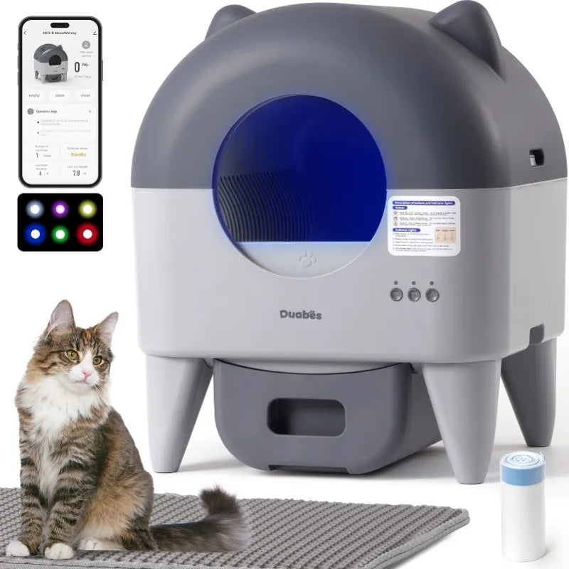 Lunapurr Automatic Self-Cleaning Litter Box With App Control