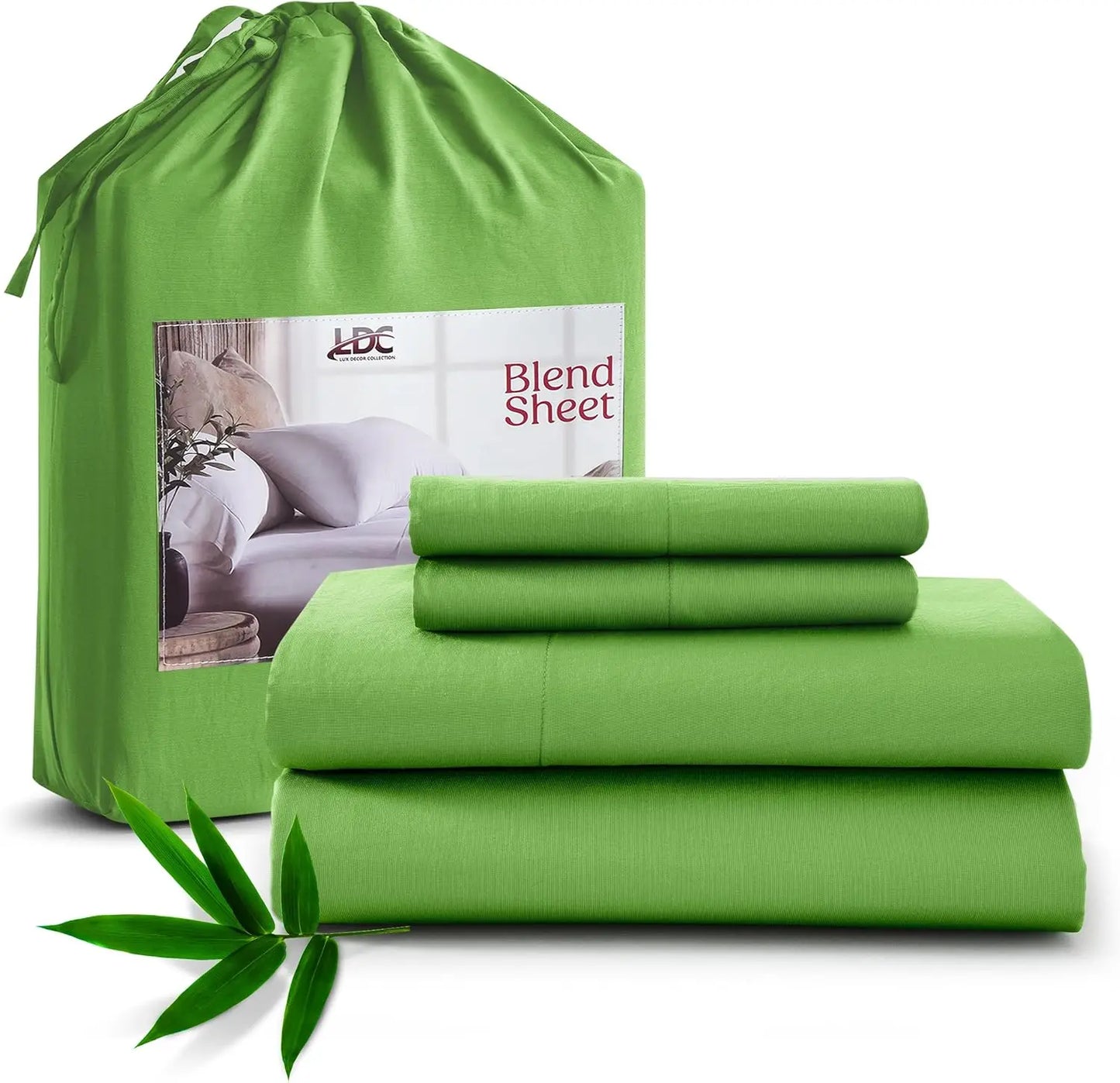 LDC Lux Decor Collection Bamboo Rayon Bedsheet Set