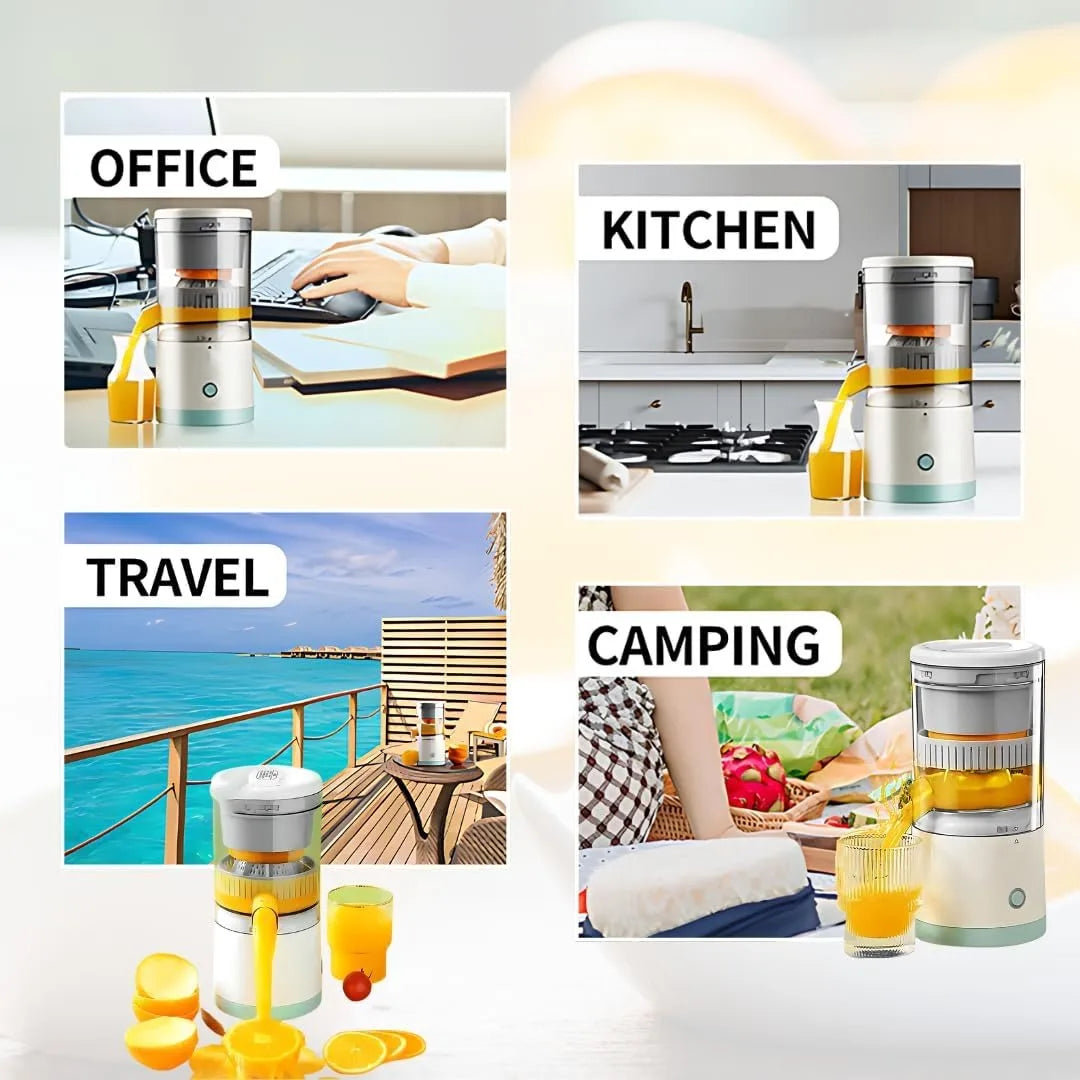 Rechargeable Portable Citrus Juicer USB Charging With Cleaning Brush
