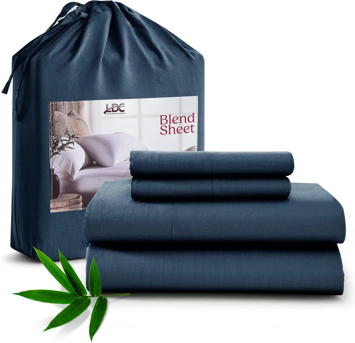 LDC Lux Decor Collection Bamboo Rayon Bedsheet Set