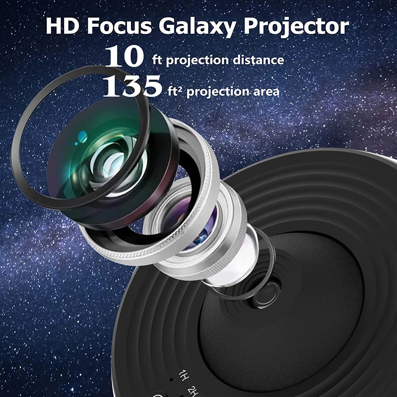 AUSYLE Night Light Galaxy Projector 360 Starry Sky Lamp