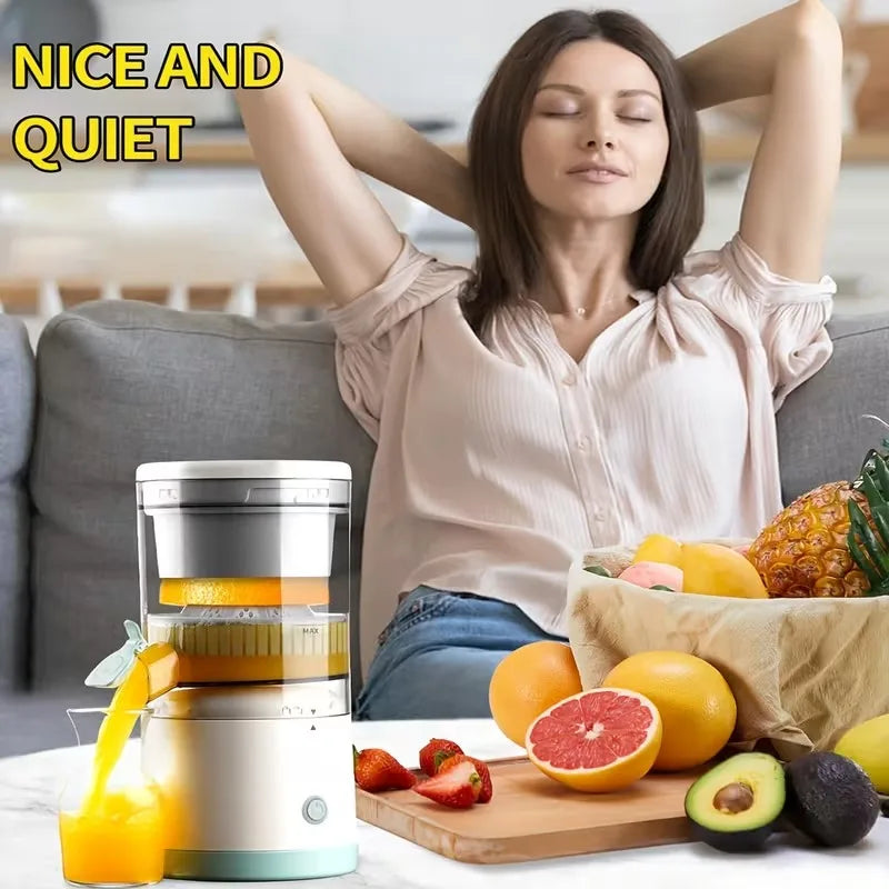 Rechargeable Portable Citrus Juicer USB Charging With Cleaning Brush