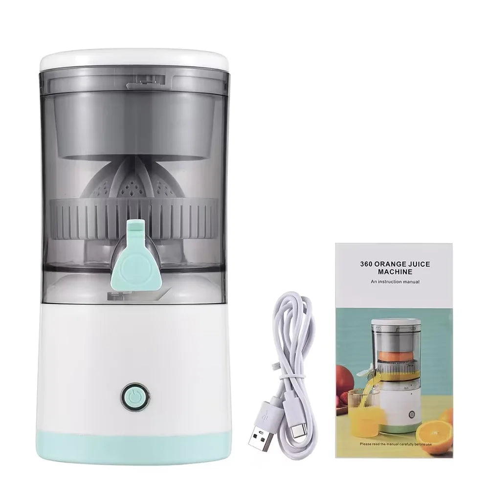 Rechargeable Portable Citrus Juicer USB Charging With Cleaning Brush