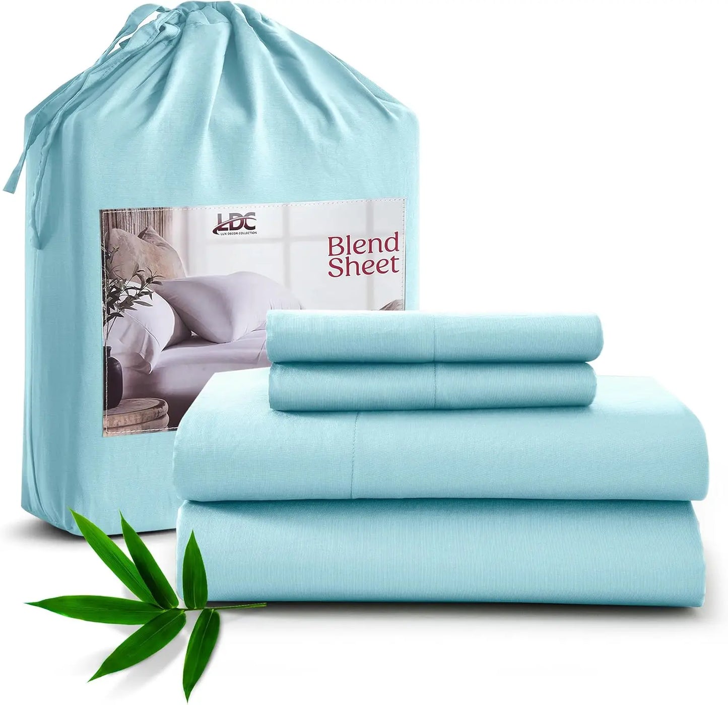 LDC Lux Decor Collection Bamboo Rayon Bedsheet Set