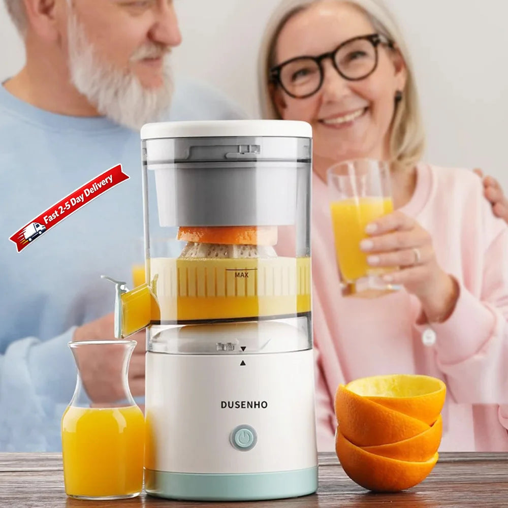 Rechargeable Portable Citrus Juicer USB Charging With Cleaning Brush