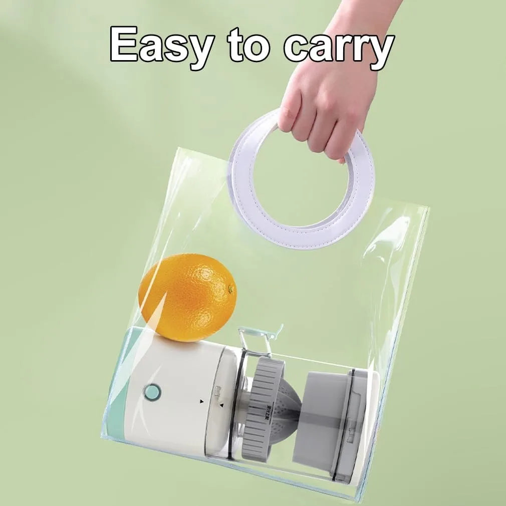 Portable Electric Juicer USB C Rechargeable Citrus Press Cleaning Brush
