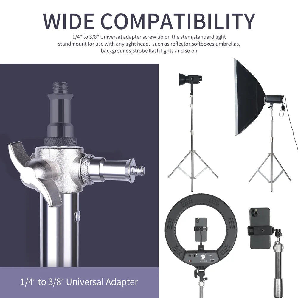 SH Foldable Lighting Tripod Stand For Studio Softbox