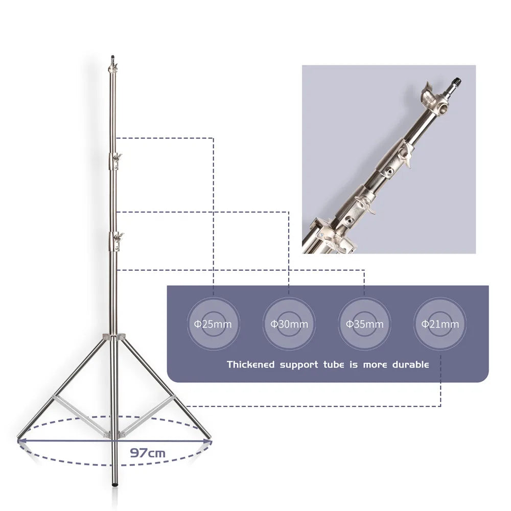 SH Foldable Lighting Tripod Stand For Studio Softbox