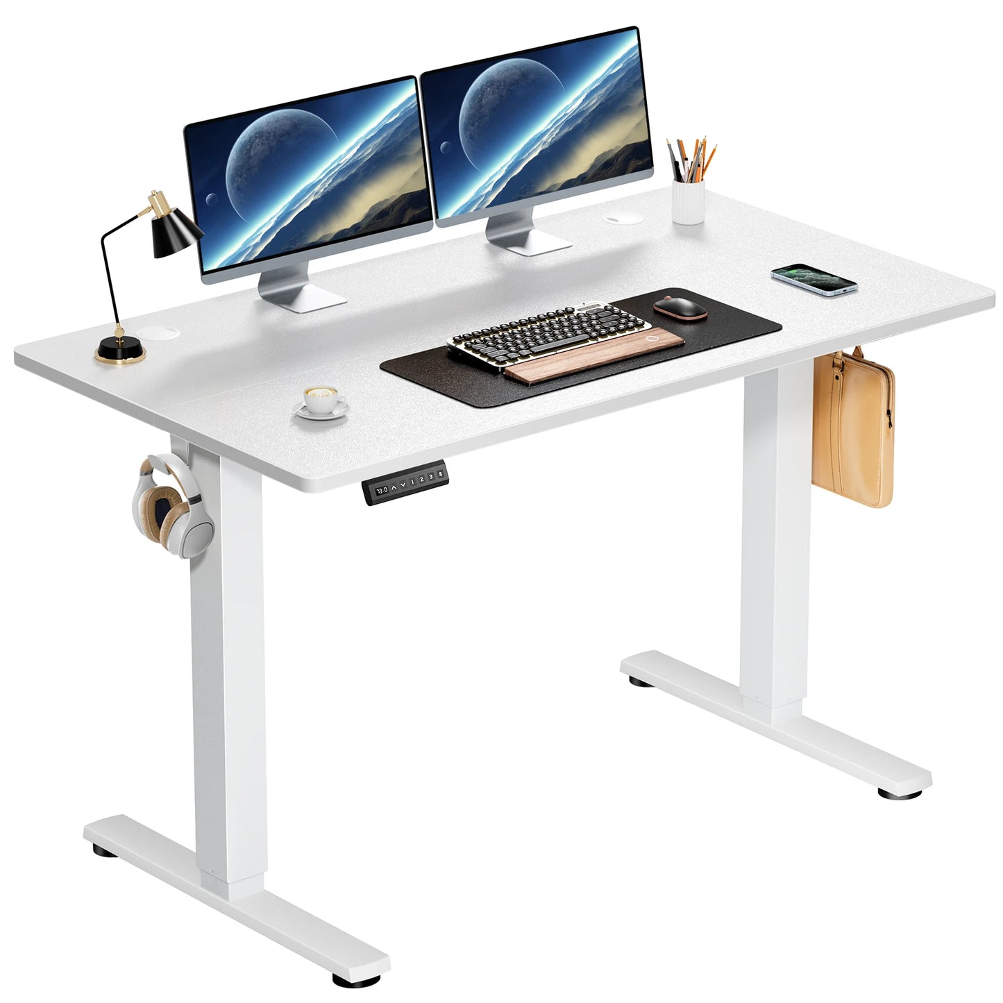 JHK Electric Standing Desk Adjustable Height Sit Stand Workstation