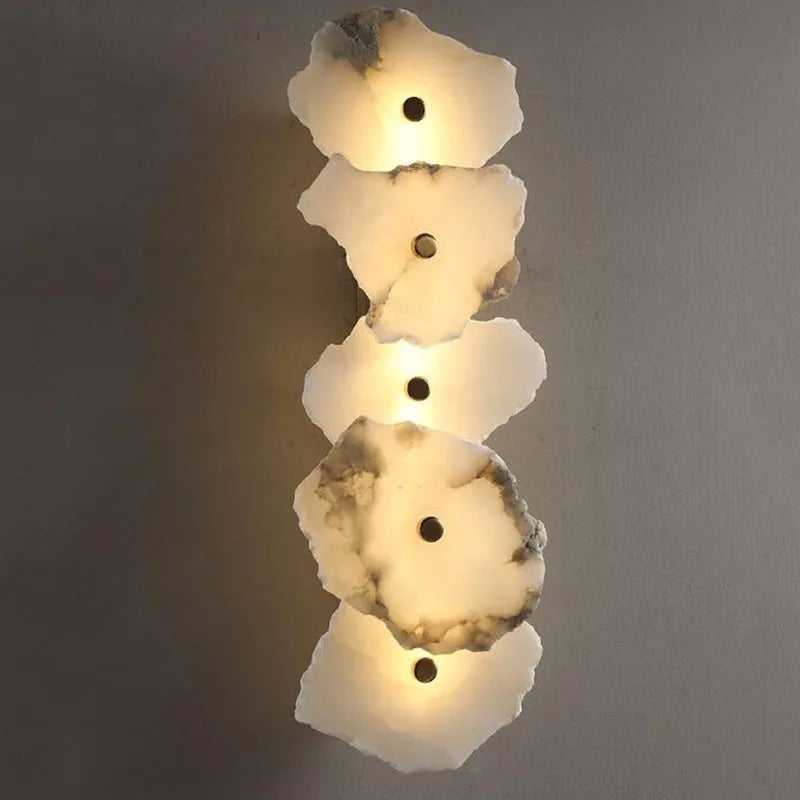 Jmmxiuz Luxury Marble LED Wall Light Modern Sconce