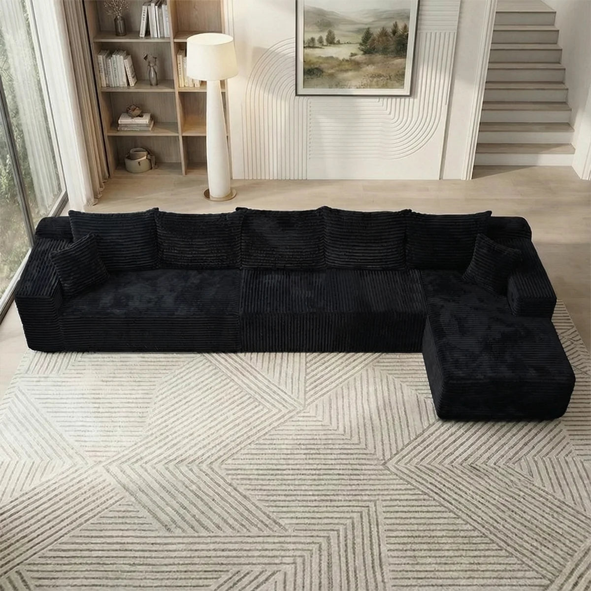 Modular Sofa For Living Room With Modern Design No Assembly