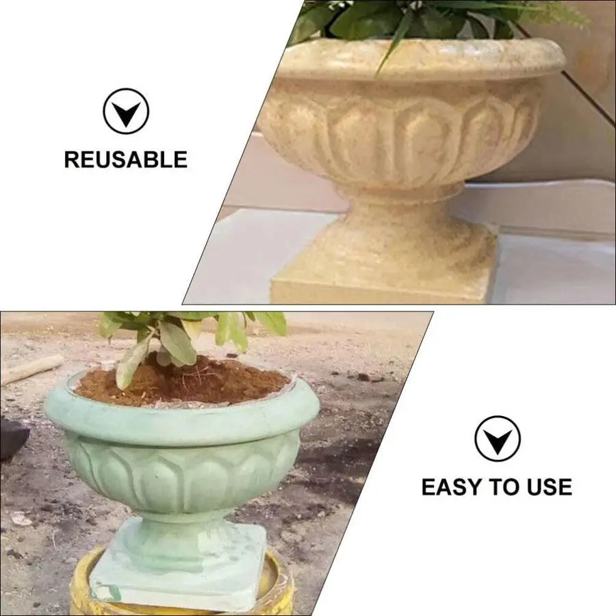 Planter Mold Large Cement Garden Planter Mold Concrete Flower Pot s Succulent Mould Cement Clay s Bonsai Pot for Flower Making