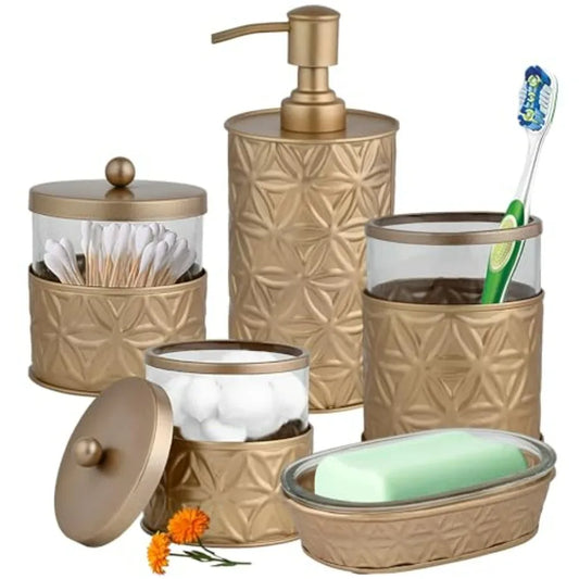 Autumn Alley Brushed Matte Finish Bathroom Accessories Set