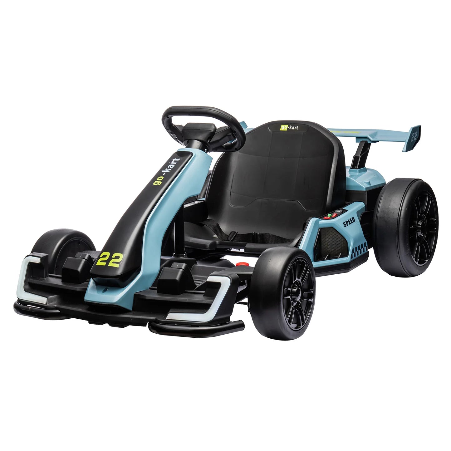HiMISS 24V Kids Electric Go Kart 300W Motors Drift Modes