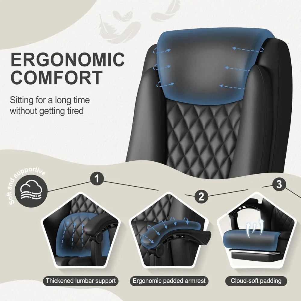 XIAOLANG Ergonomic High Back Office Chair With Lumbar Support
