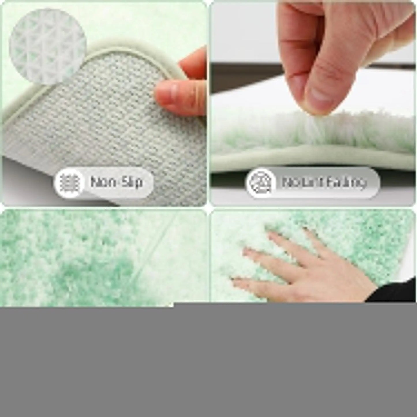 Waterproof Shower Curtain Set With Ultra Absorbent Bath Rug