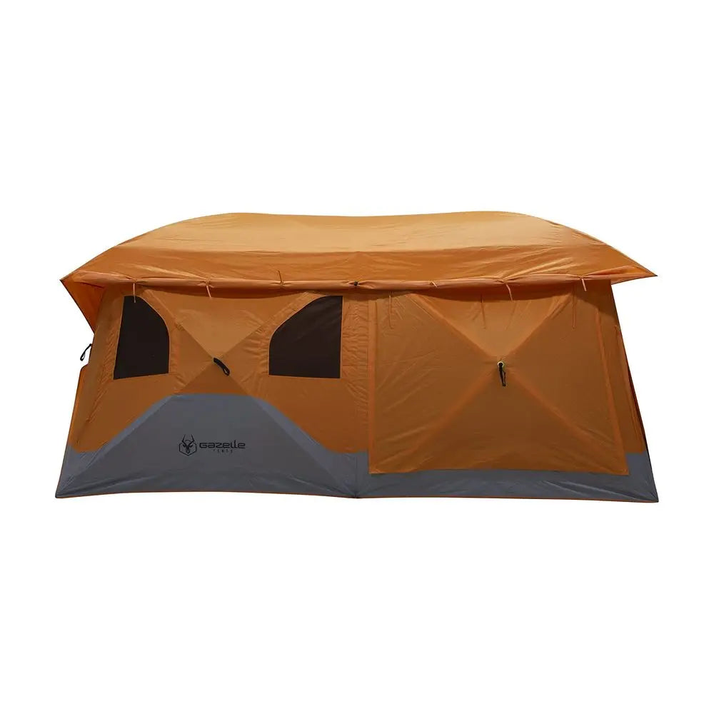 T4 Plus Extra Large 4 to 8 Person Portable Pop Up Outdoor Shelter Camping Hub Tent with Rain Fly amp Extended Screened in Sun R