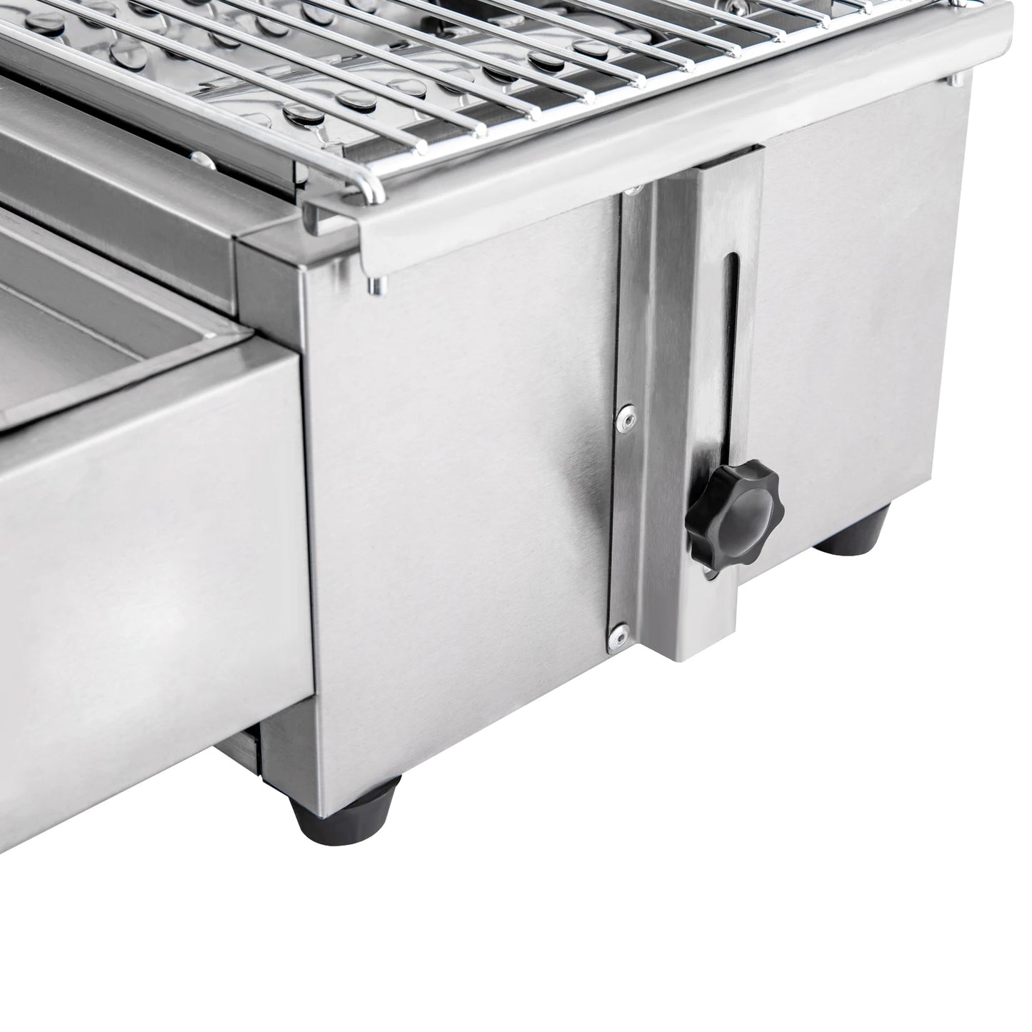Four Burner Stainless Steel Portable Tabletop Propane Grill Smokeless