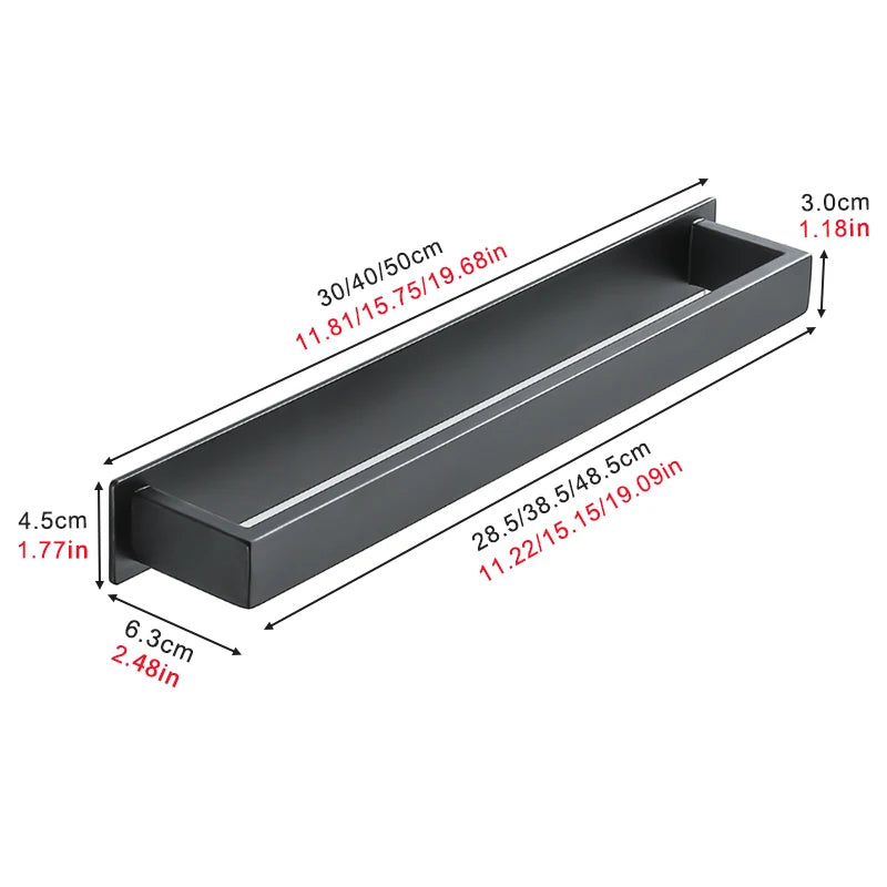 Gaomida Self Adhesive Stainless Steel Towel Rack
