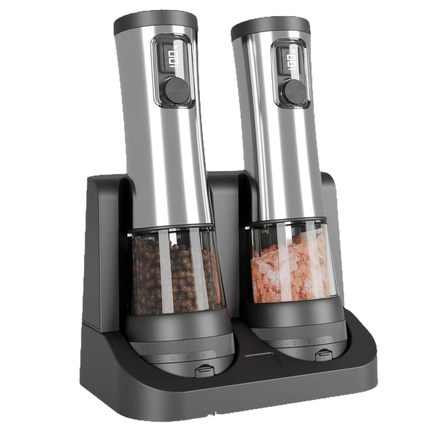 Kankeirr USB Rechargeable Electric Salt And Pepper Grinder Set