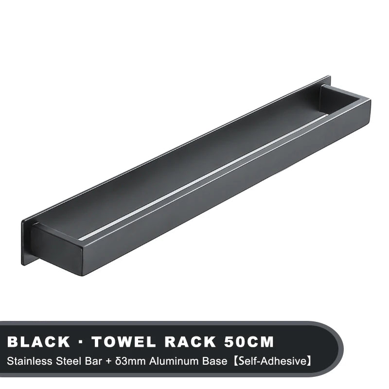 Gaomida Self Adhesive Stainless Steel Towel Rack
