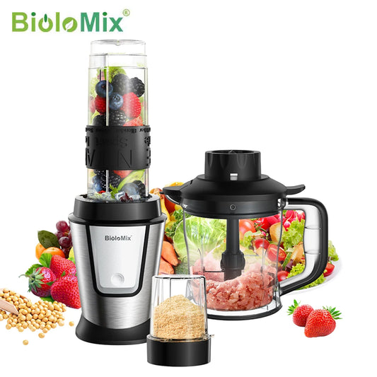 Biolomix 3-In-1 Multifunctional Food Processor 700W Juicer