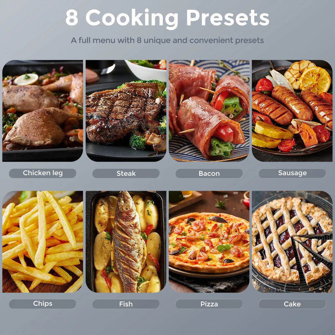 SEJOY 8-In-1 Air Fryer Oven Oilless Cooker