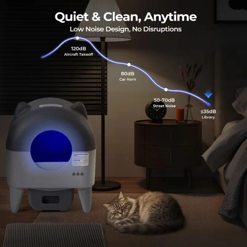 Lunapurr Automatic Self-Cleaning Litter Box With App Control