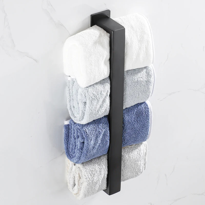 Gaomida Self Adhesive Stainless Steel Towel Rack
