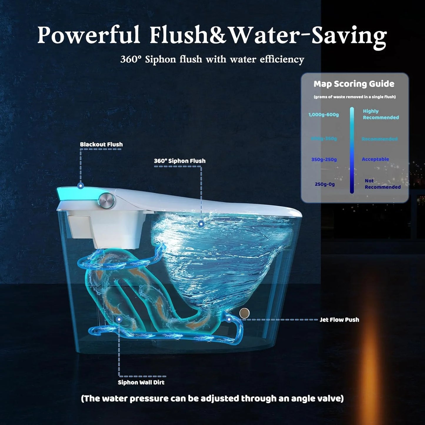 Tankless One Piece Smart Toilet With Bidet And Heated Seat