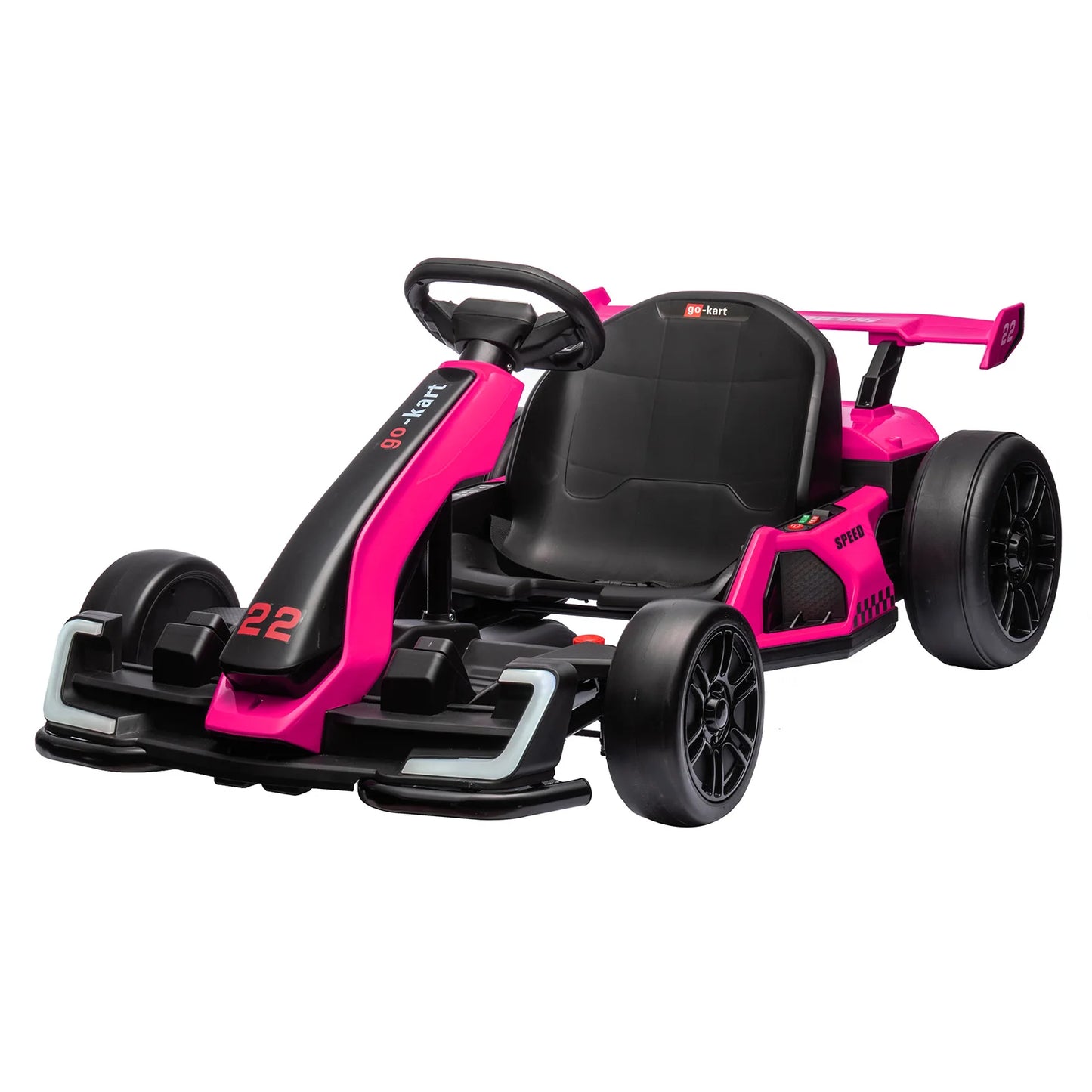 HiMISS 24V Kids Electric Go Kart 300W Motors Drift Modes