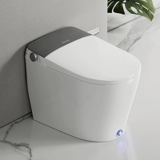 Integrated Smart Toilet With Bidet Features, Night Light, Heated Seats