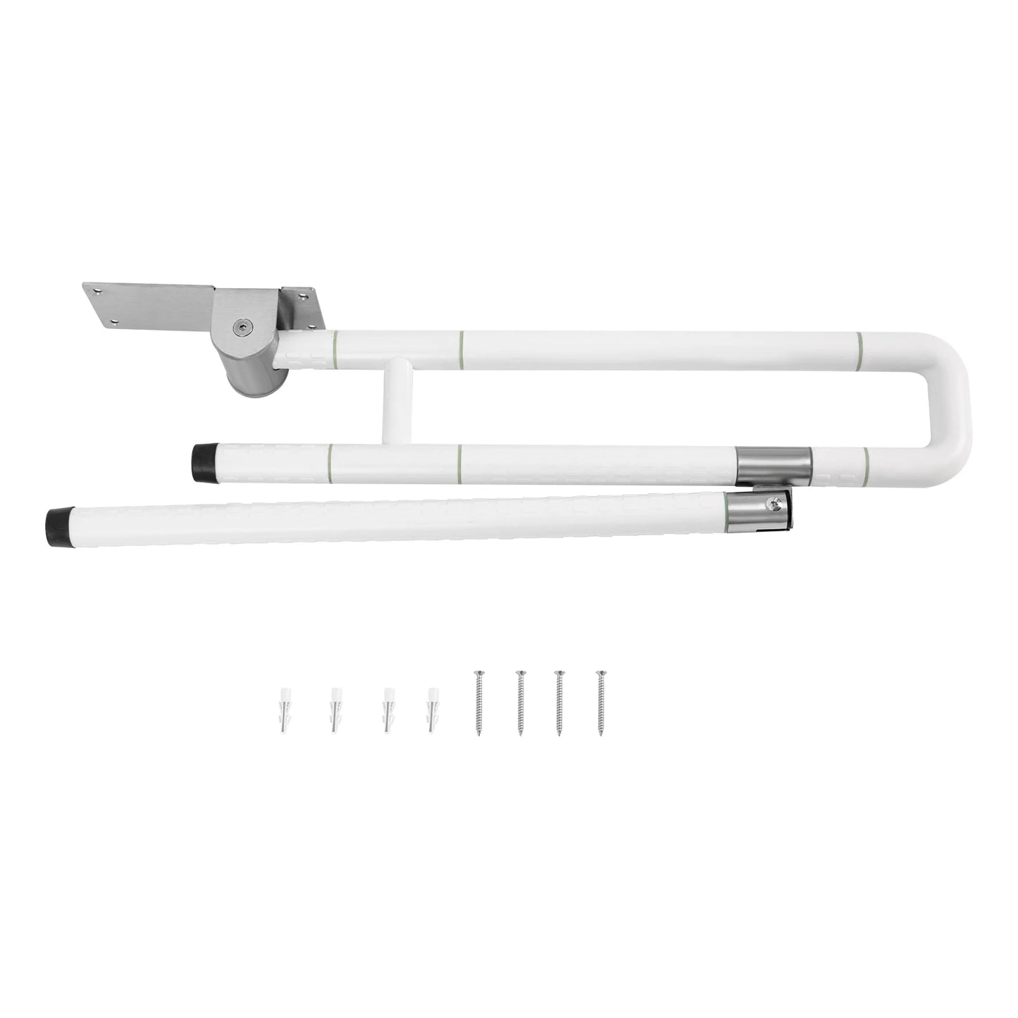Flip Up Grab Bars for Bathroom Toilet Rails Handicap Grab Bars, Shower Safety Hand Rails for Elderly Bathtub Grab Bar