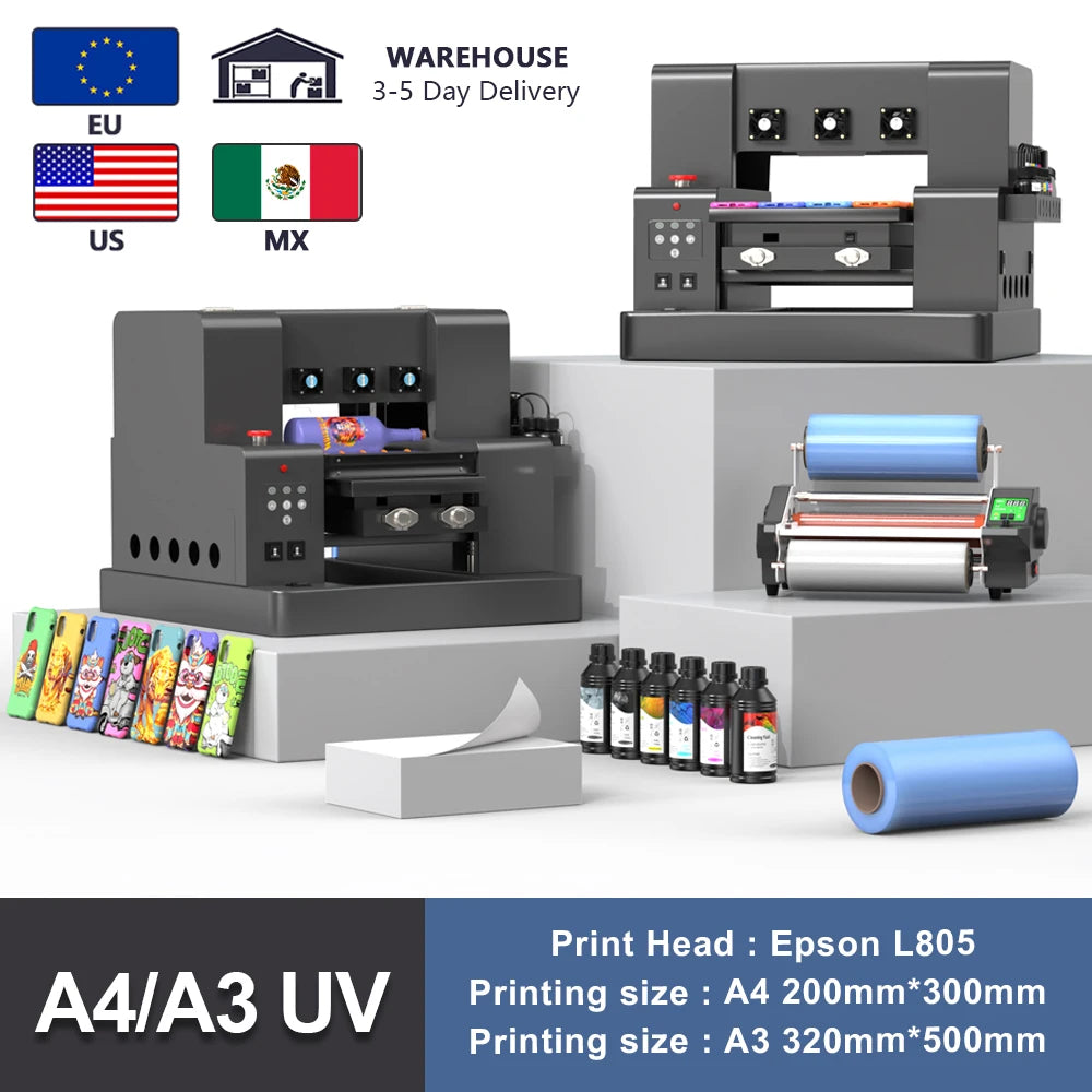 TOPPARTS UV Flatbed Printer For Varnish Phone Case Printing